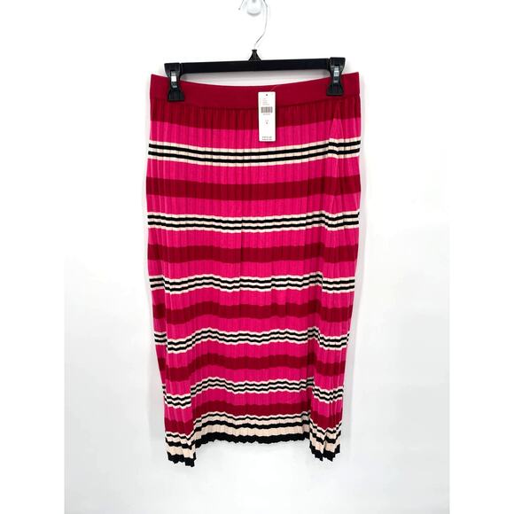 ANTHROPOLOGIE NWT Dolan Dora Knit Striped Stretch Midi Skirt // S - Picture 3 of 10
